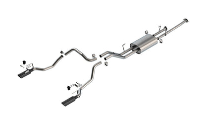 Borla 2.25in SS Catback Exhaust | Toyota Tundra 07-21 Long Bed 4.6/5.7L V8 (140333BC)