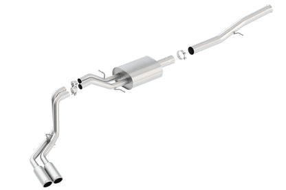 Borla S-Type Cat-Back Silverado/Sierra 1500 14-18 6.2L | Crew/Ext Cab 143.5in (140576)