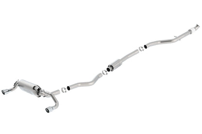 Borla Atak Cat-Back BMW 335i/435i 13-16 3.0in SS | Sedan/Coupe (12-16) (140580)