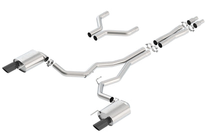Borla Atak Cat-Back Ford Mustang GT 15-17 3in Pipe 4in Tips | 5.0L V8 MT/AT (140630BC)