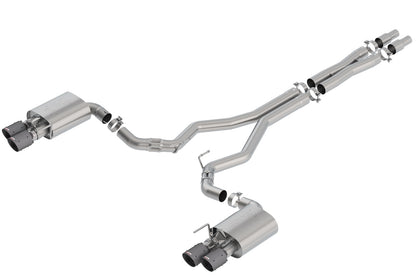 Borla Perf 3in Atak Catback Exhaust w/ Valves | Ford Mustang GT (18-23) (140743CFBA)