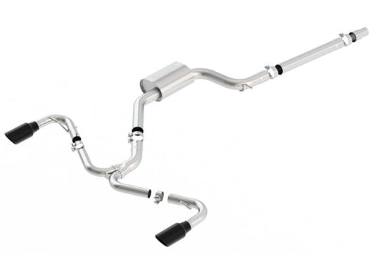 Borla S-Type Cat-Back VW MK7.5 GTI 2.0T AT/MT Black Chrome (140751BC) | VW