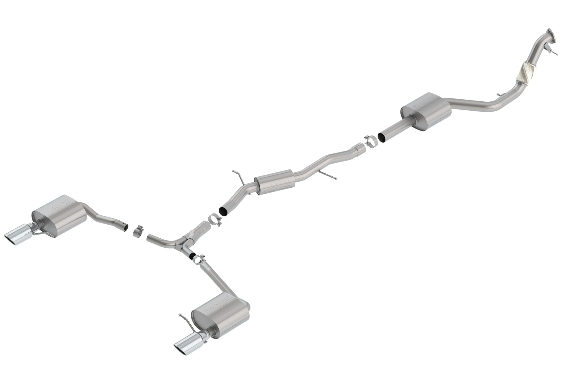 Borla ATAK Cat-Back A4 Quattro 2.0L i4 AT/MT (140759) | Audi