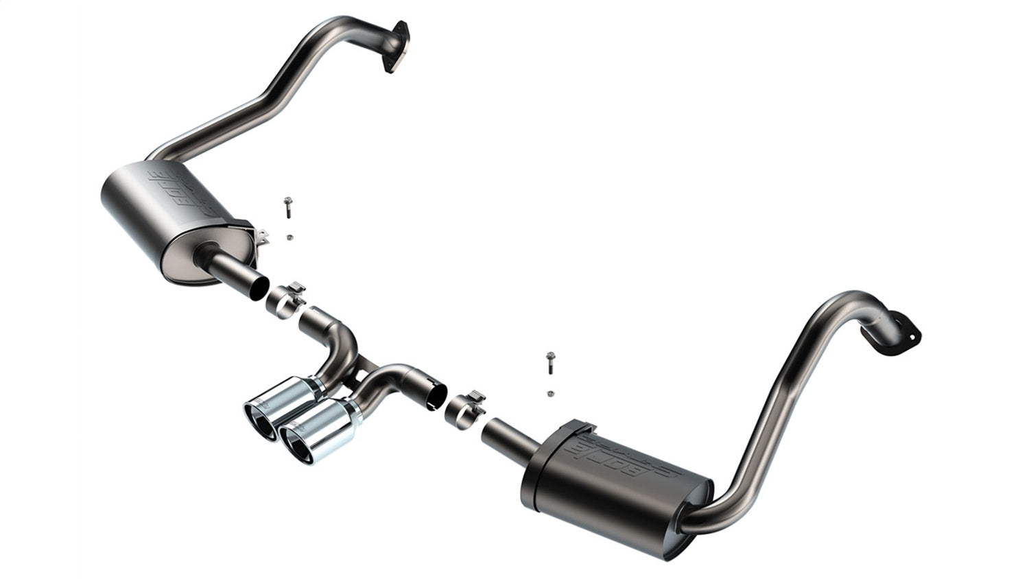 Borla S-Type Cat-Back | Porsche 718 Cayman/Boxster 2.0L (17-22) (140817)