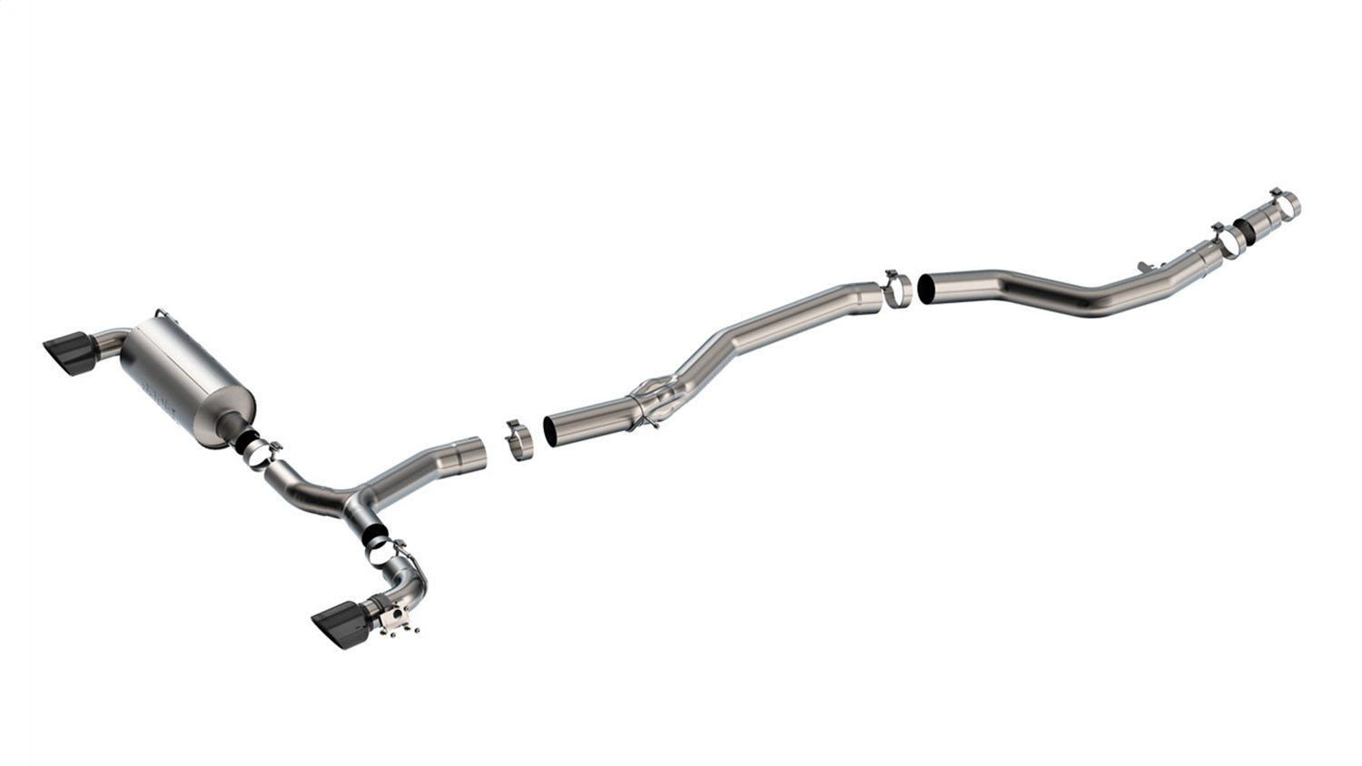 Borla Perf ATAK Cat-Back Supra 3.5in Dual | RWD (140826BC)