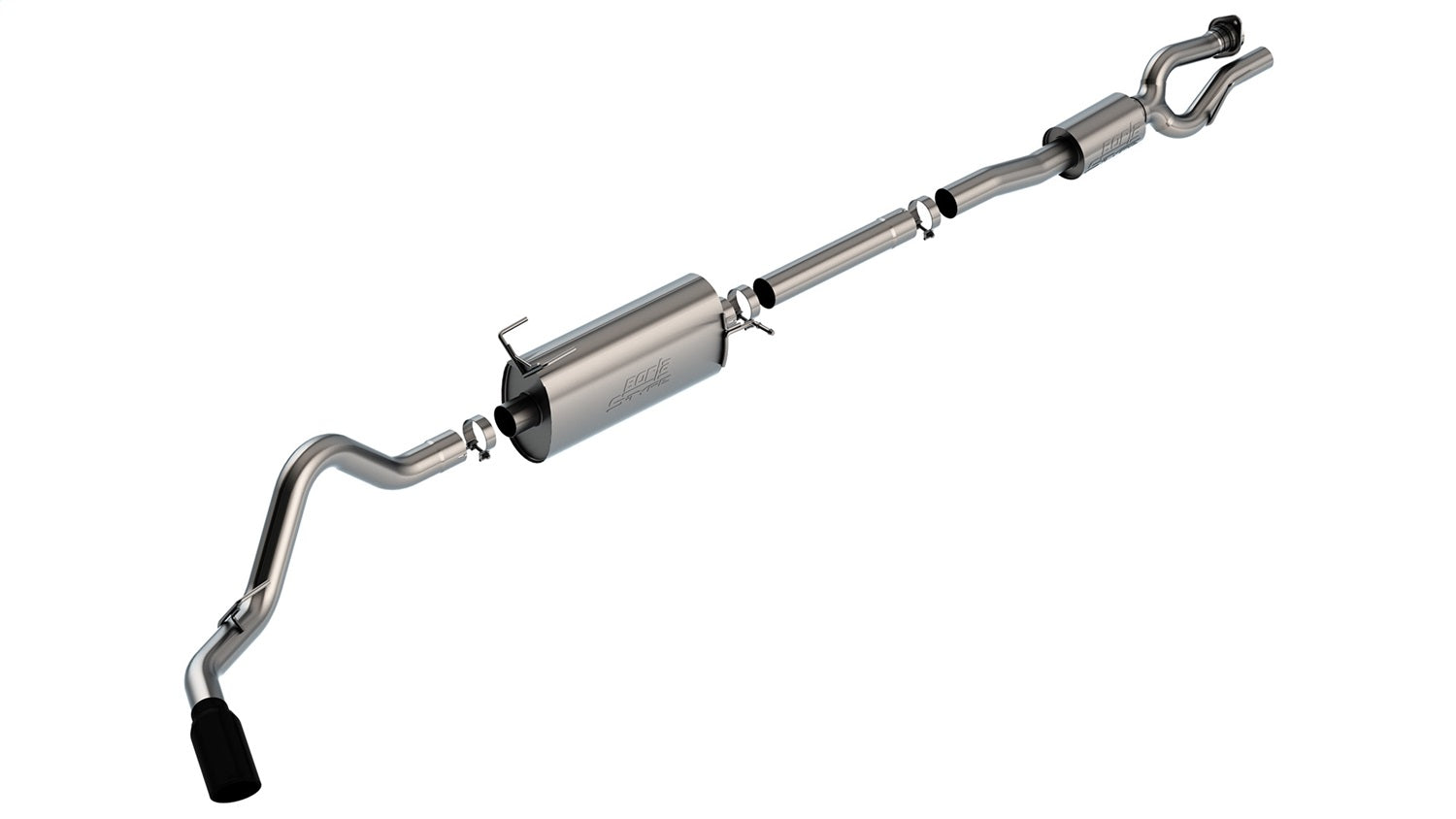 Borla 2.75in/3.5in S-type Cat-Back Exhaust | Ford F-250/350 20-22 7.3L V8 2/4WD (140843BC)