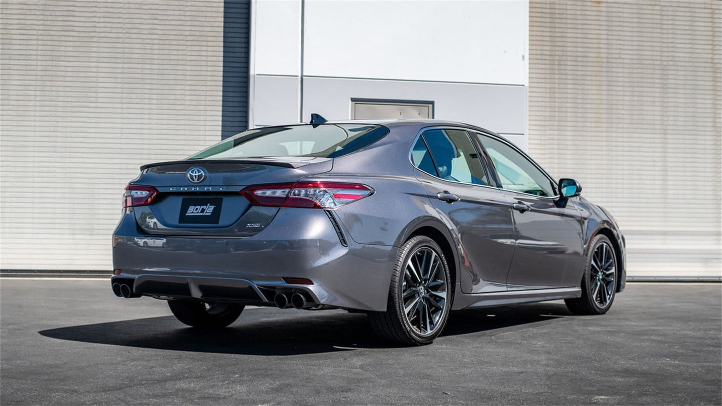 Borla 2.25in/2.5in S-type Cat-Back Exhaust | Toyota Camry XSE 18-22 2.5L I4 (140853BC)