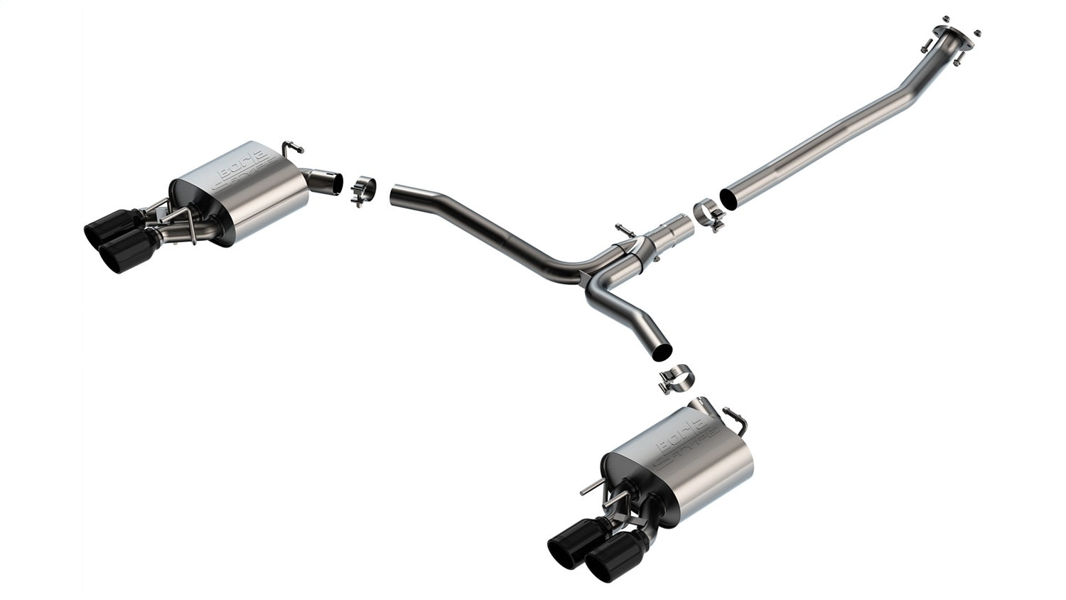 Borla 2.25in/2.5in S-type Cat-Back Exhaust | Toyota Camry XSE 18-22 2.5L I4 (140853BC)