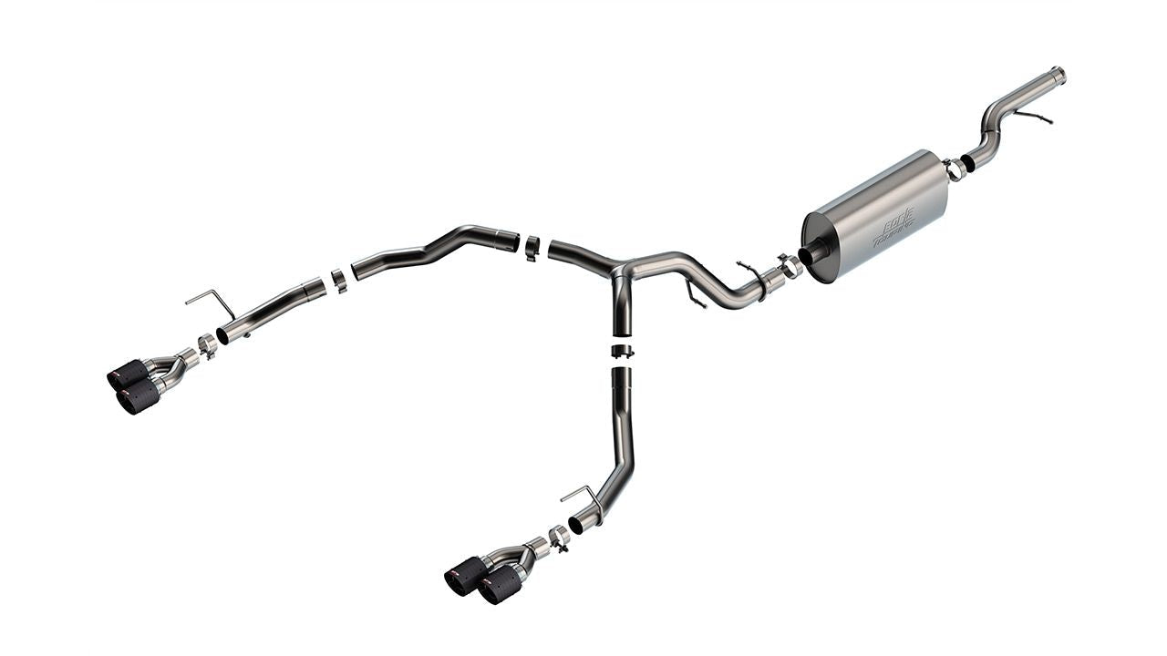 Borla 5.3L V8 Touring Cat-Back w/ Carbon Tips | Chevy Tahoe (21-22) (140856CF)