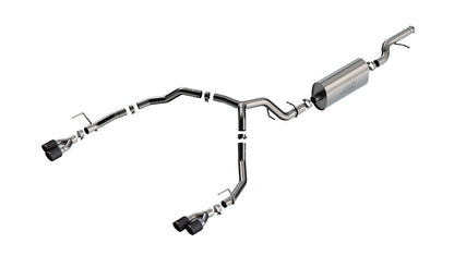 Borla 5.3L V8 Touring Cat-Back w/ Carbon Tips | Chevy Tahoe (21-22) (140856CF)