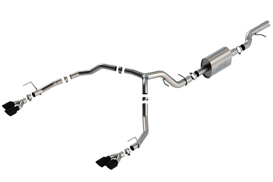 Borla 6.2L V8 SS Cat-Back w/ Black Tips | Chevy Tahoe (21-22) 2/4WD (140859BC)