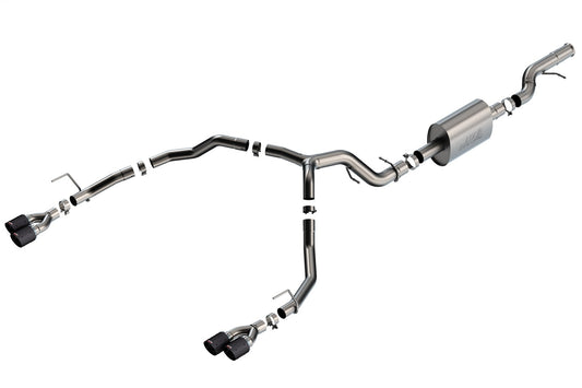 Borla 3.5in S-Type Catback | Chevy Tahoe 6.2L V8 21-22 w/ Carbon Fiber Tips (140859CF)