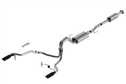 Borla 140865BC F-150 2021 5.0L Cat-Back Touring | 4dr CC SB EC STB Lariat/KR/Platinum/LTD (140865BC)