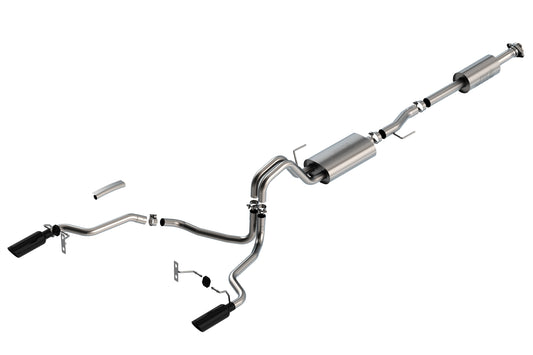 Borla 140865BC F-150 2021 5.0L Cat-Back Touring | 4dr CC SB EC STB Lariat/KR/Platinum/LTD (140865BC)