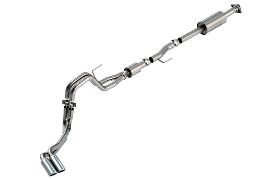 Borla 5.0L F-150 Cat-Back S-Type | 2021 4dr CC SB Lariat/KR/Platinum (140874) (6'7" Bed)