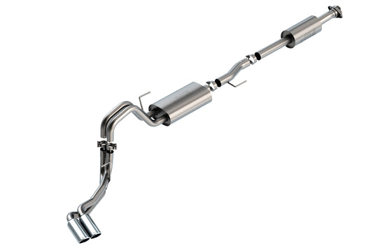 Borla 3/2.25 DSE Cat-Back S-Type Chrome Tips | F-150 2021 (3.3L) (140880) (Side Exit)