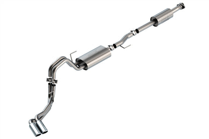 Borla 3/2.25 DSE Cat-Back ATAK Chrome Tips | F-150 2021 (3.3L) (140881) (Side Exit)