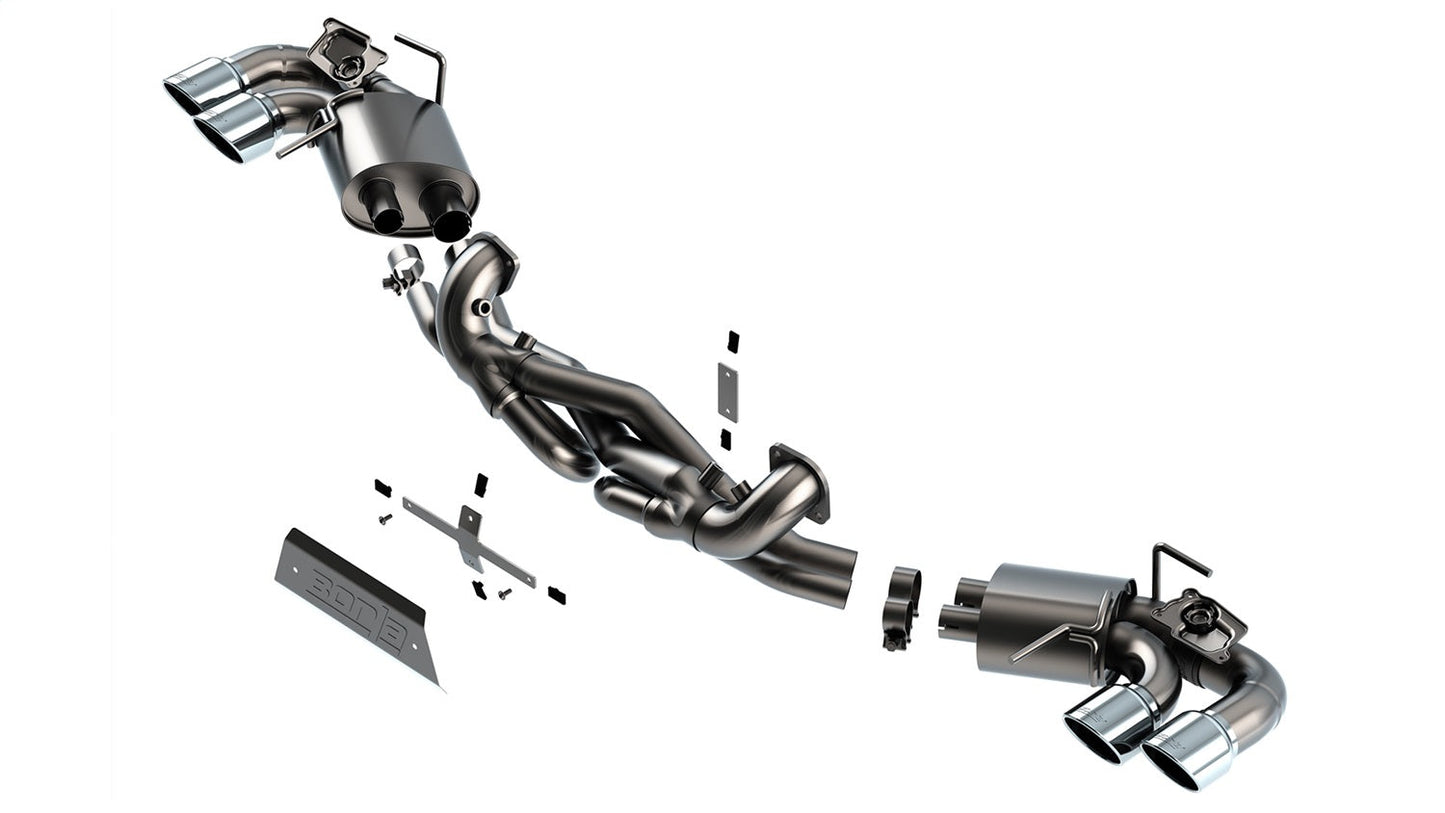 Borla ATAK Catback Exhaust | Chevy Corvette C8 6.2L V8 (20-23) (140908)