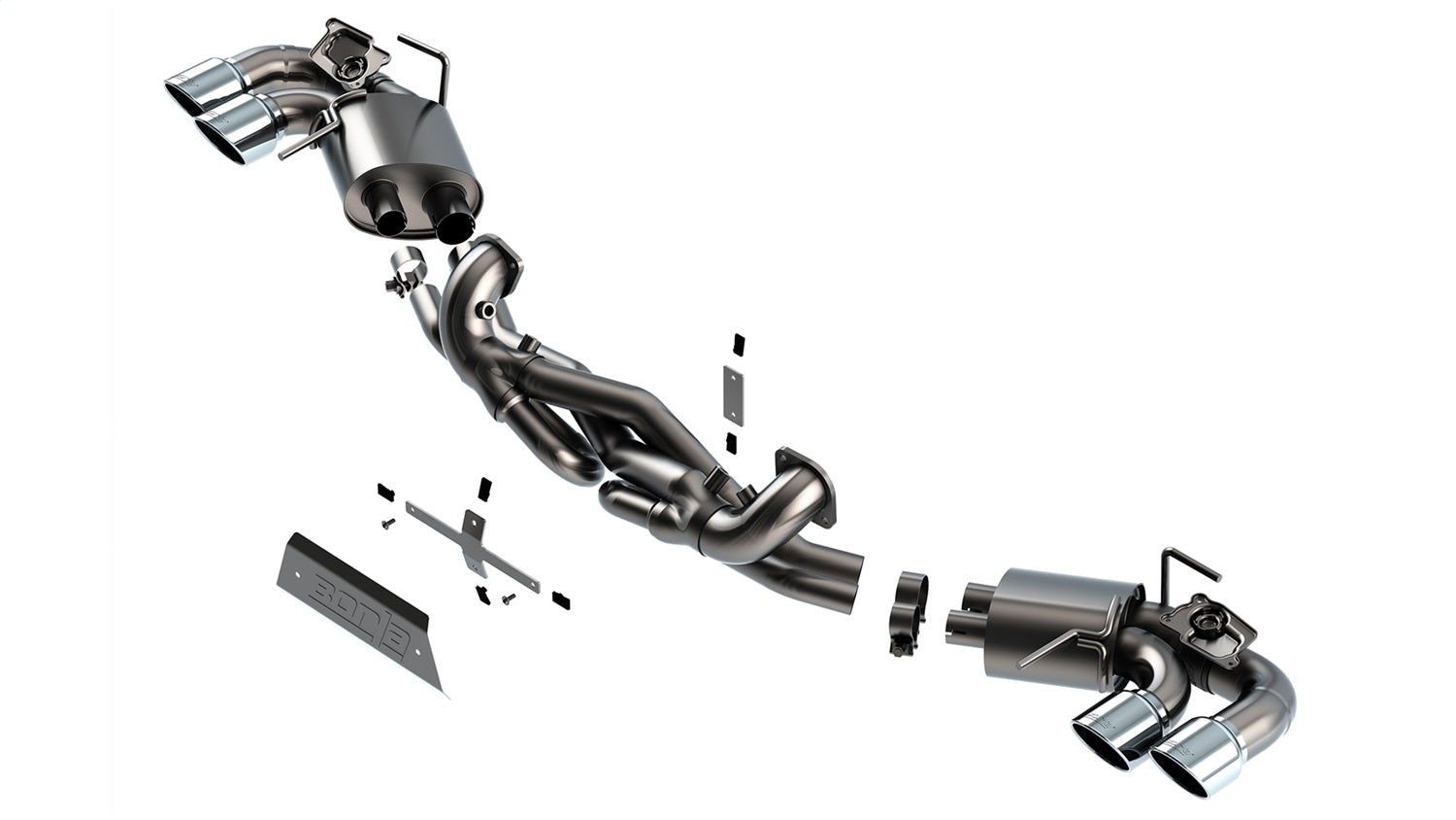 Borla ATAK Catback Exhaust | Chevy Corvette C8 6.2L V8 (20-23) (140908)