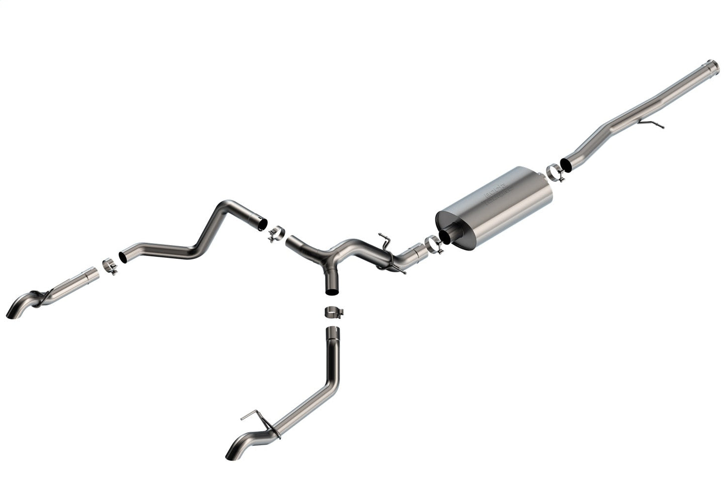 Borla ZR2/AT4X 6.2L CC SB 147.5in WB Touring Cat-Back | Chevy Silverado 22-23 (140913)