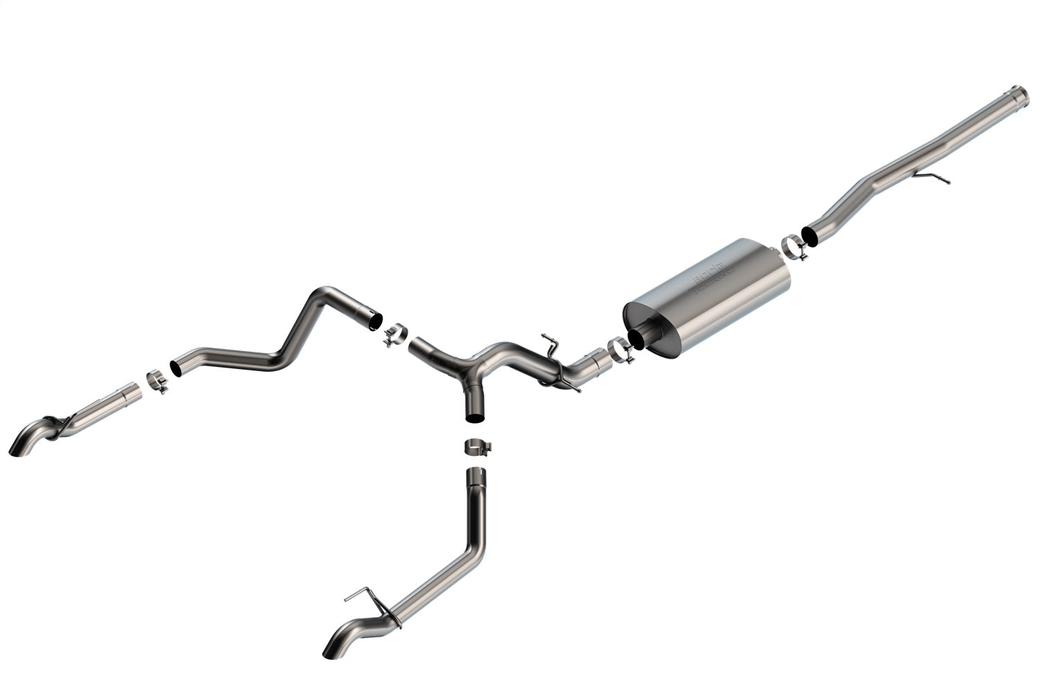 Borla ZR2/AT4X 6.2L CC SB 147.5in WB Touring Cat-Back | Chevy Silverado 22-23 (140913)