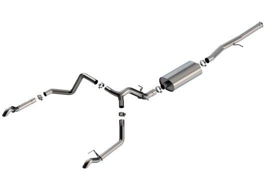 Borla ZR2/AT4X 6.2L CC SB 147.5in WB Touring Cat-Back | Chevy Silverado 22-23 (140913)