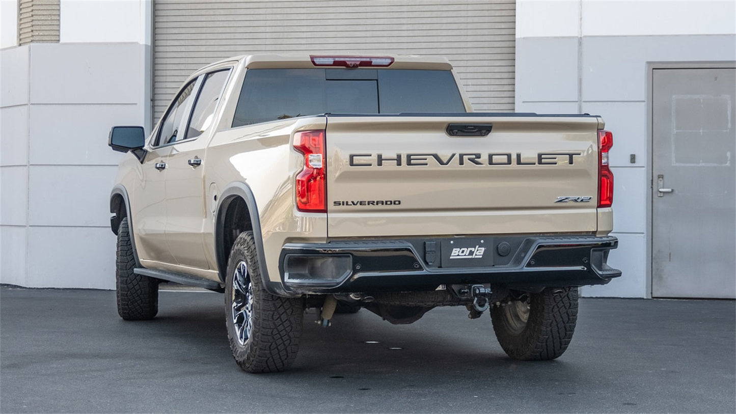 Borla S-Type Cat-Back | Chevy Silverado ZR2/AT4X 6.2L (22-23) (140916)