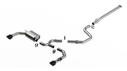 Borla 22-23 Hyundai Elantra N 2.0L Turbo Catback Exhaust Black Chrome | Elantra N (140925BC) (SPF140925BC)