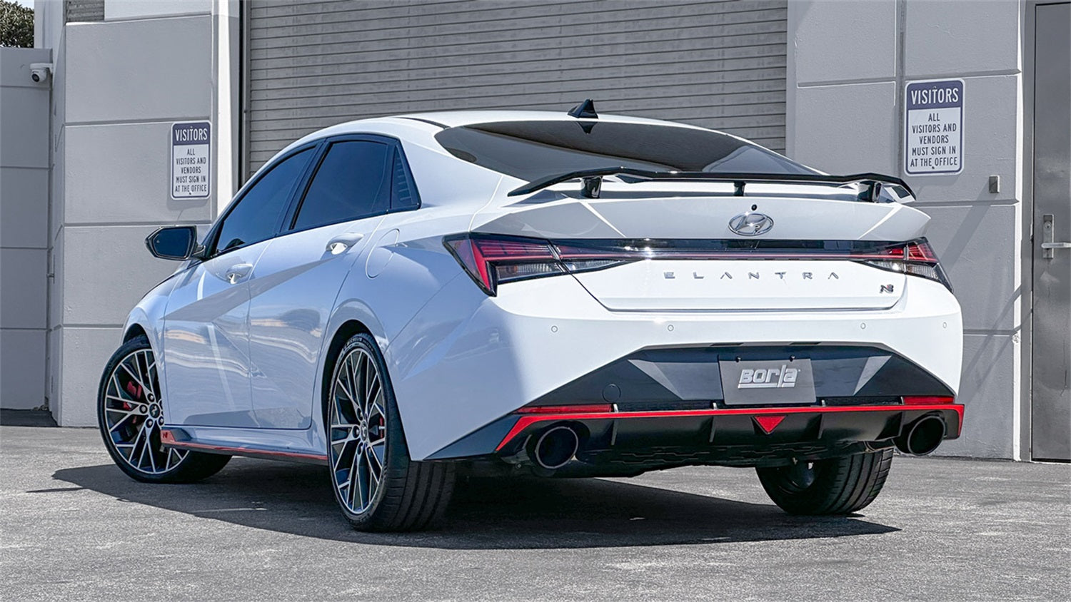 Borla 22-23 Hyundai Elantra N 2.0L Turbo Catback Exhaust Black Chrome | Elantra N (140925BC) (SPF140925BC)