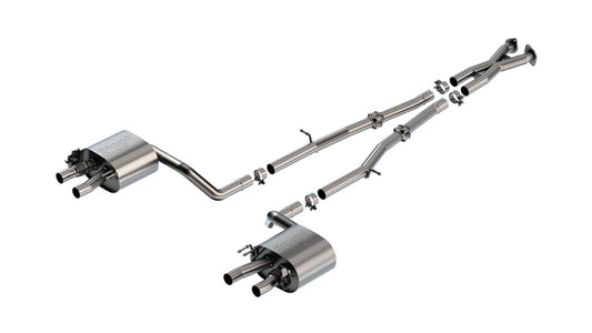 Borla Perf 4DR RWD Kia Stinger 3.3L V6 Turbo Dual Split S-Type Cat-Back (140936) | 22-23