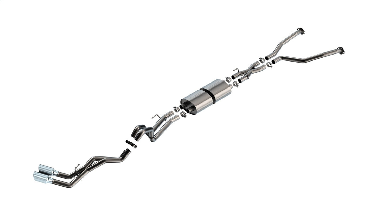 Borla S-Type Cat-Back | Toyota Tundra 22-24 3.4L V6 Hyb. Ext. Cab/Std Bed (145.7in WB) (140939)