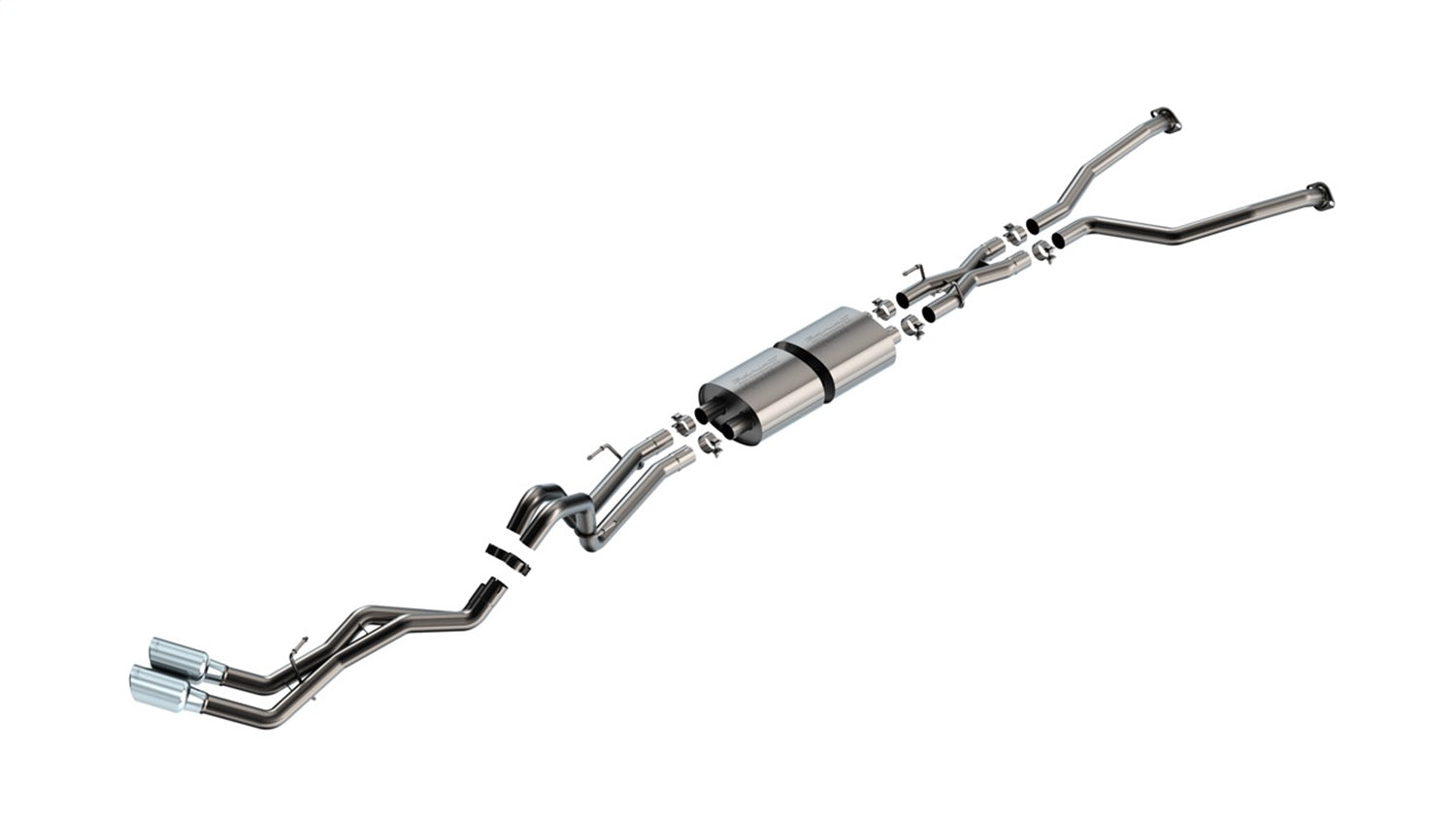 Borla S-Type Cat-Back | Toyota Tundra 22-24 3.4L V6 Hyb. Ext. Cab/Std Bed (145.7in WB) (140939)