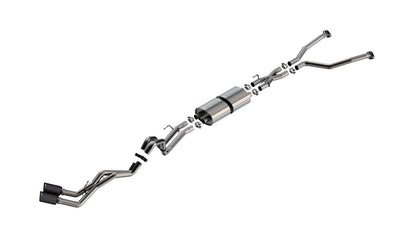 Borla S-Type Cat-Back | Toyota Tundra 22-24 3.4L V6 Hyb. Ext. Cab/Std Bed (145.7in WB) (140939CFBA)