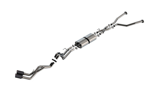 Borla S-Type Cat-Back | Toyota Tundra 22-24 3.4L V6 Hyb. Ext. Cab/Std Bed (145.7in WB) (140939CFBA)