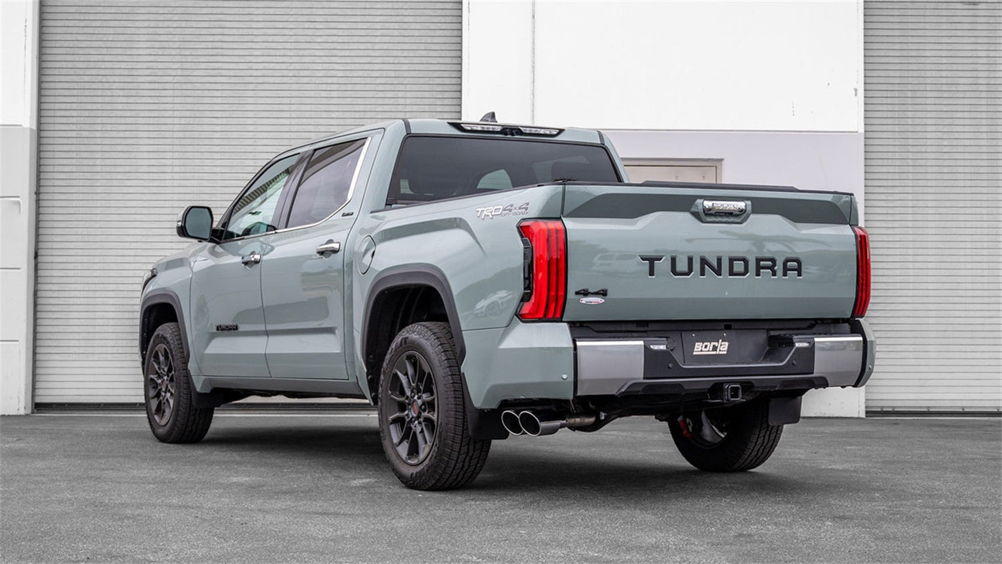 Borla ATAK Cat-Back | Toyota Tundra 22-24 3.4L V6 Hyb. Ext. Cab/Std Bed (145.7in WB) (140940)