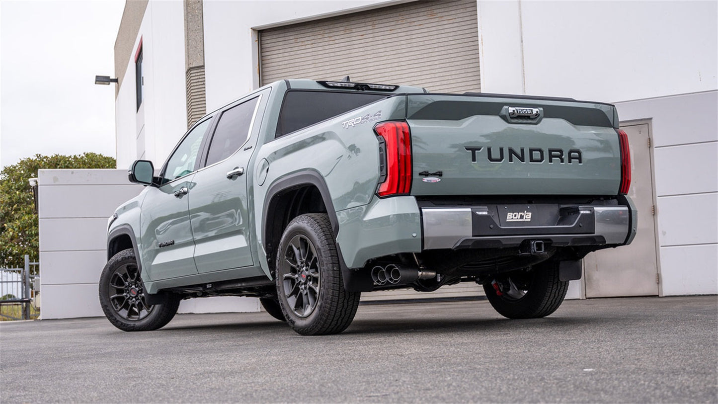 Borla Performance Ext. Cab/Std Bed Toyota Tundra 3.4L V6 Hybrid Cat-Back (140940CFBA) | 22-24