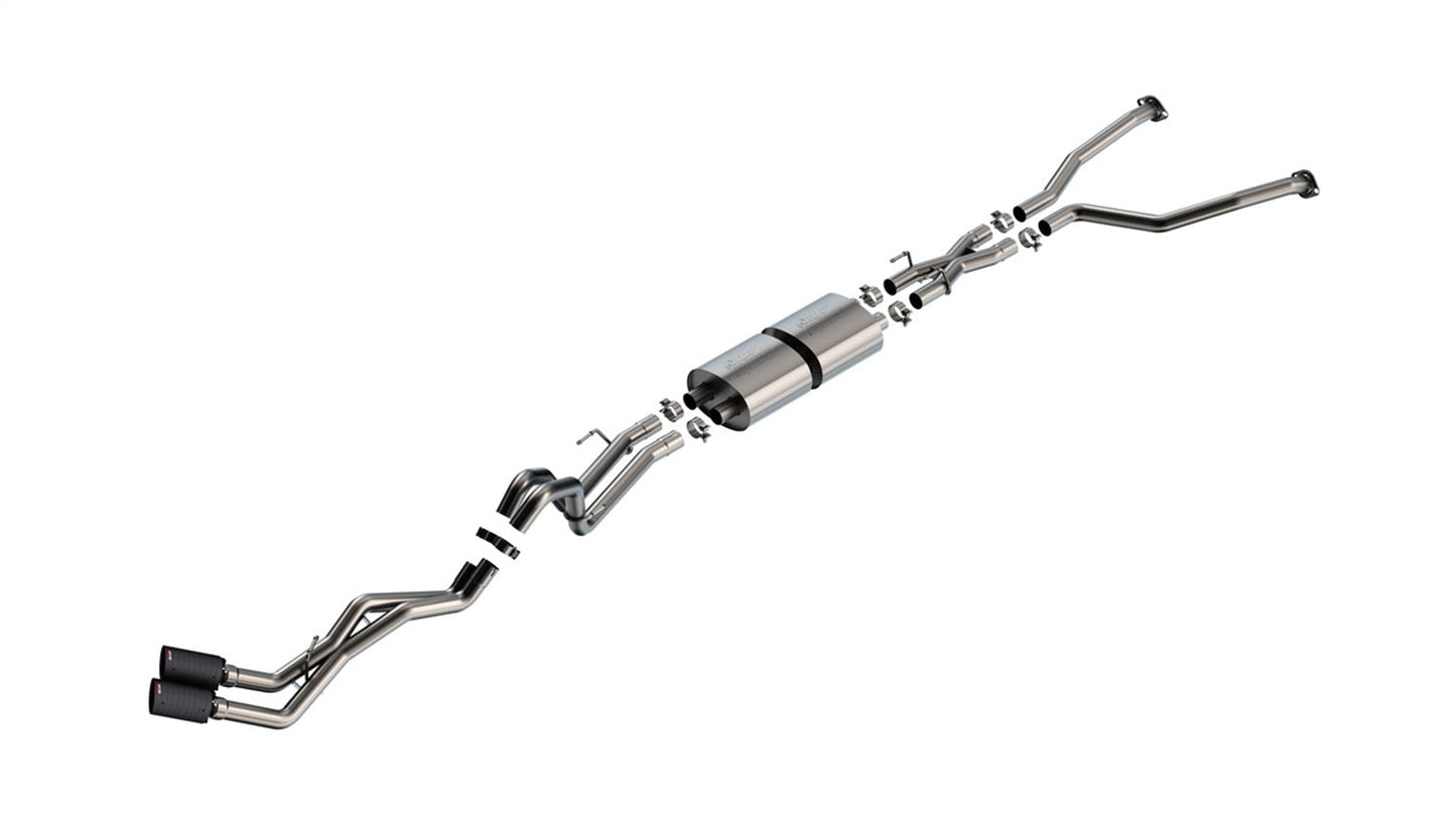 Borla Performance Ext. Cab/Std Bed Toyota Tundra 3.4L V6 Hybrid Cat-Back (140940CFBA) | 22-24