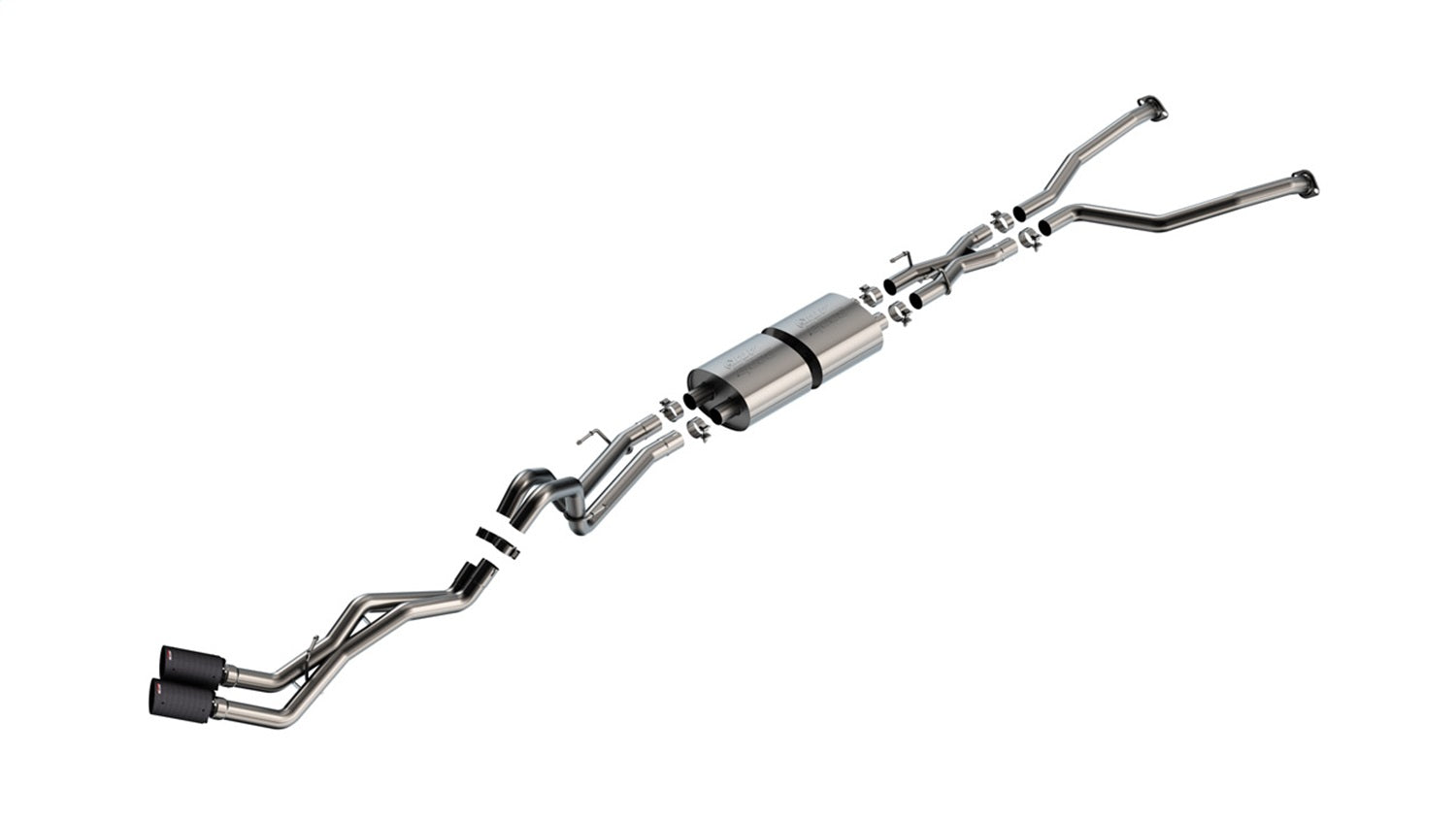 Borla Performance Ext. Cab/Std Bed Toyota Tundra 3.4L V6 Hybrid Cat-Back (140940CFBA) | 22-24