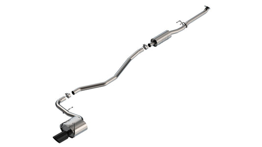 Borla Perf Cat-Back Honda Civic Sport 22-24 2.25in S Type | Black Chrome 4in Tip (140941BC)