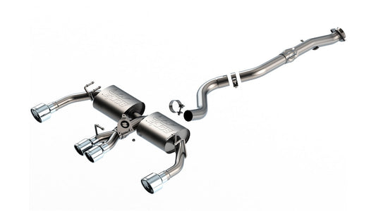 Borla 23-24 Toyota GR Corolla ATAK Cat-Back System | ATAK w/ Quad Tips (140942-12K)
