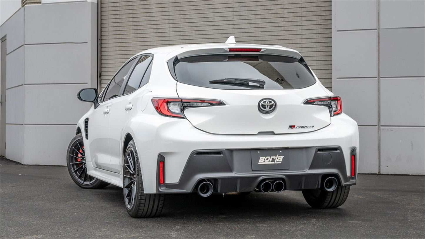 Borla 23-24 Toyota GR Corolla ATAK Cat-Back w/ Black Tips | ATAK w/ Quad Tips (140942CB-12K)