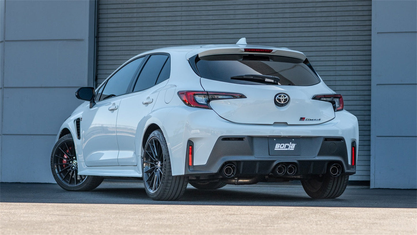 Borla Perf ATAK Cat-Back Toyota GR Corolla 23-24 (140942CFBA) Carbon Fiber Tips