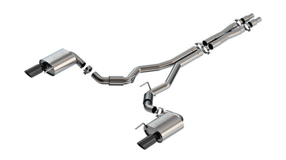 Borla 24 Mustang GT 5.0L V8 S-Type Cat-Back Exhaust | Ford Mustang (24) (140960BC)