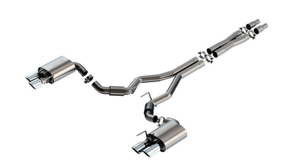 Borla 140962 S-Type Cat-Back Exhaust | Ford Mustang 2024 (SPF140962)