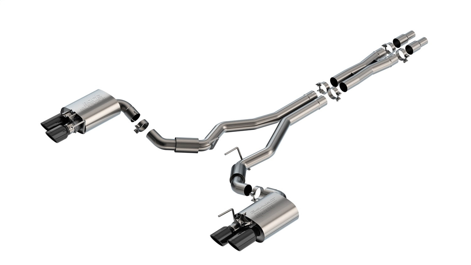 Borla S-Type Cat-Back Exhaust | Ford Mustang GT (24) (140962BC)