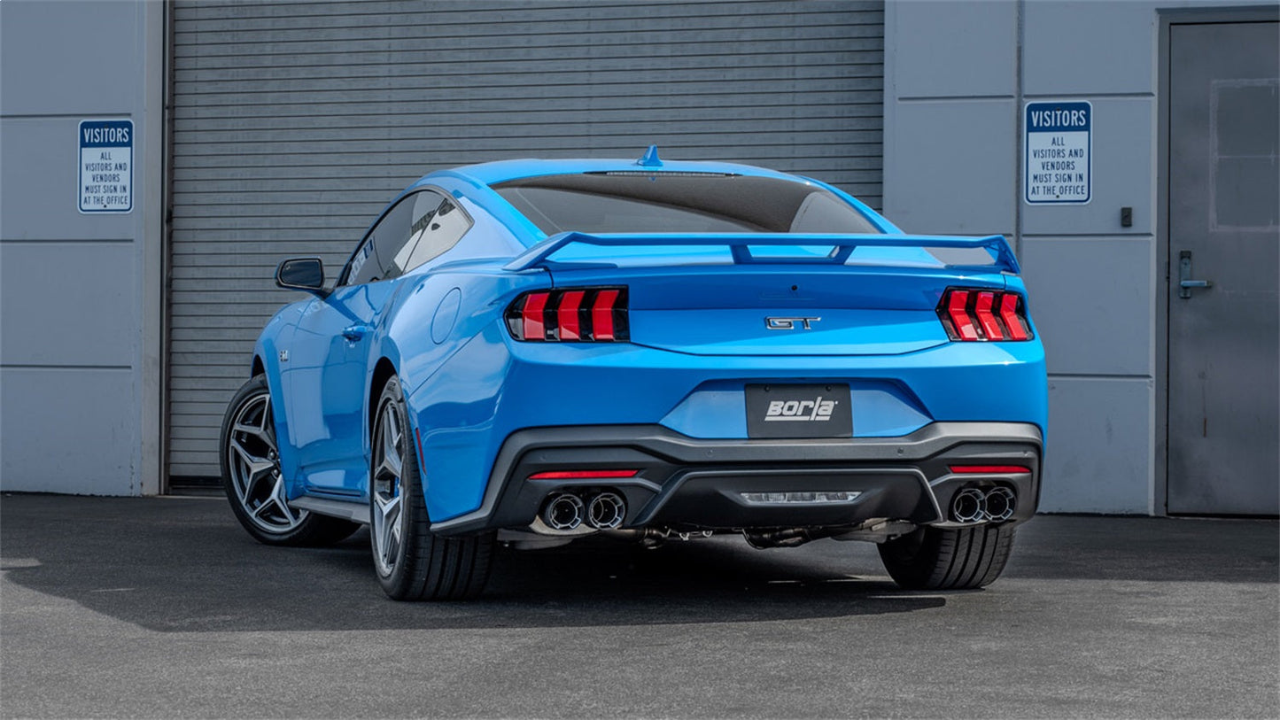 Borla 140962CFBA S-Type Cat-Back Exhaust | Ford Mustang 2024 (SPF140962CFBA)