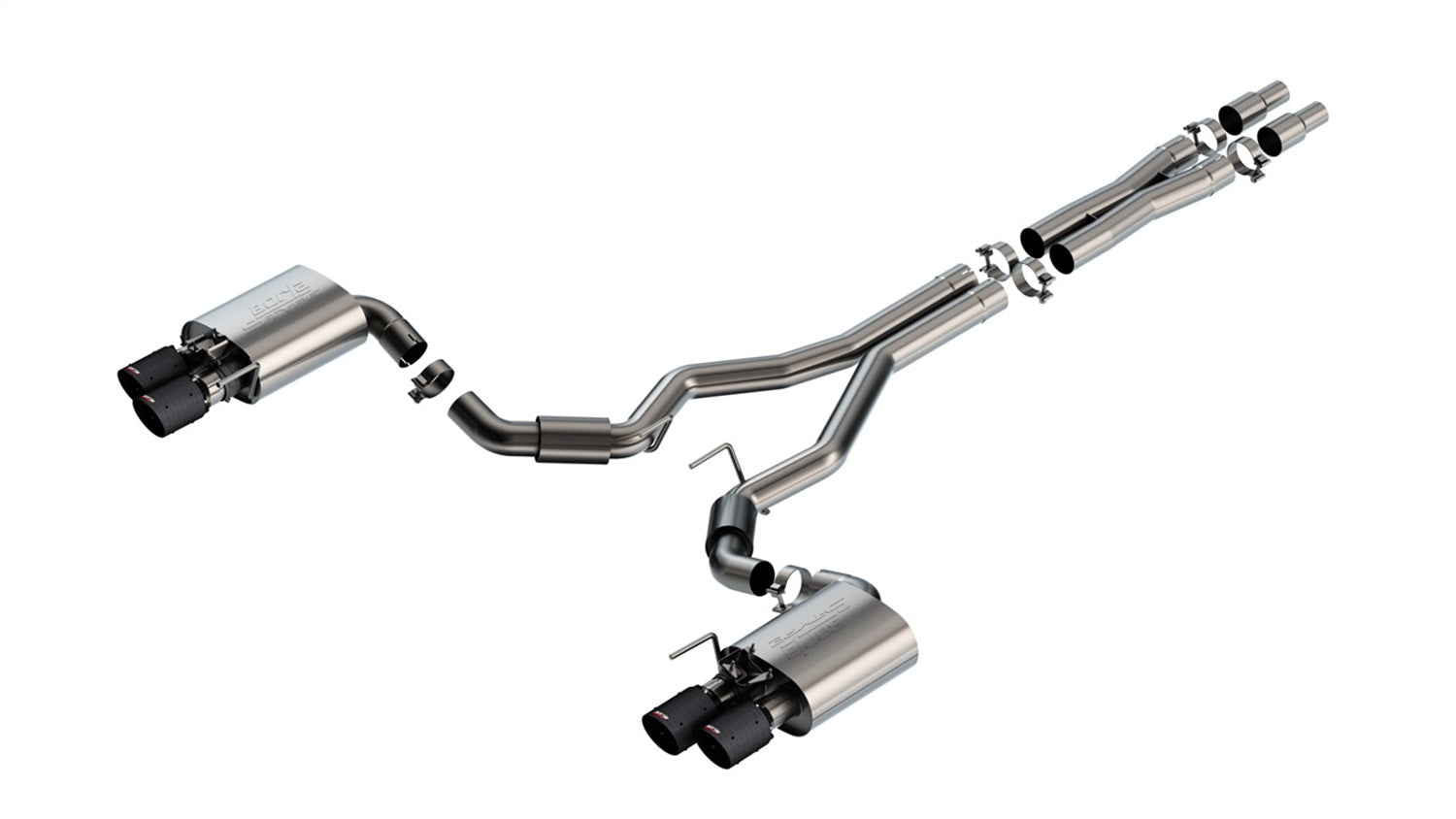 Borla 140962CFBA S-Type Cat-Back Exhaust | Ford Mustang 2024 (SPF140962CFBA)