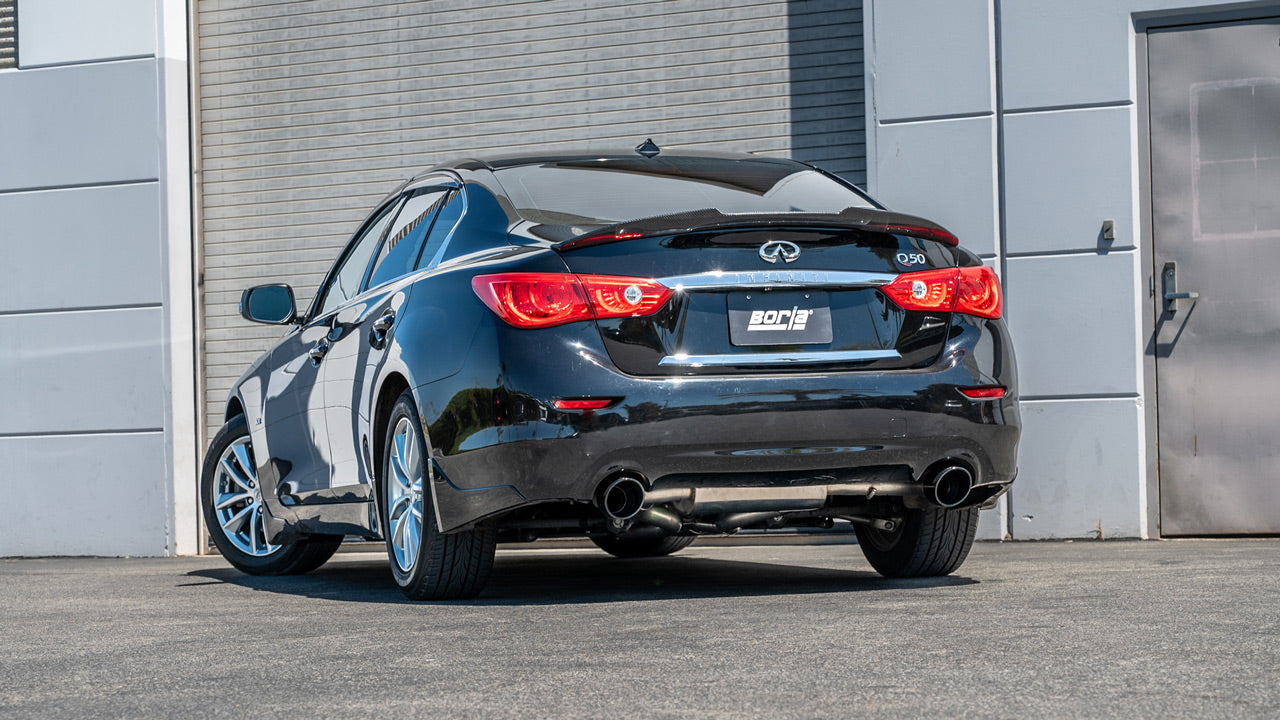Borla S Type Cat Back | 2016-2024 Infiniti Q50 3.0T (140977)