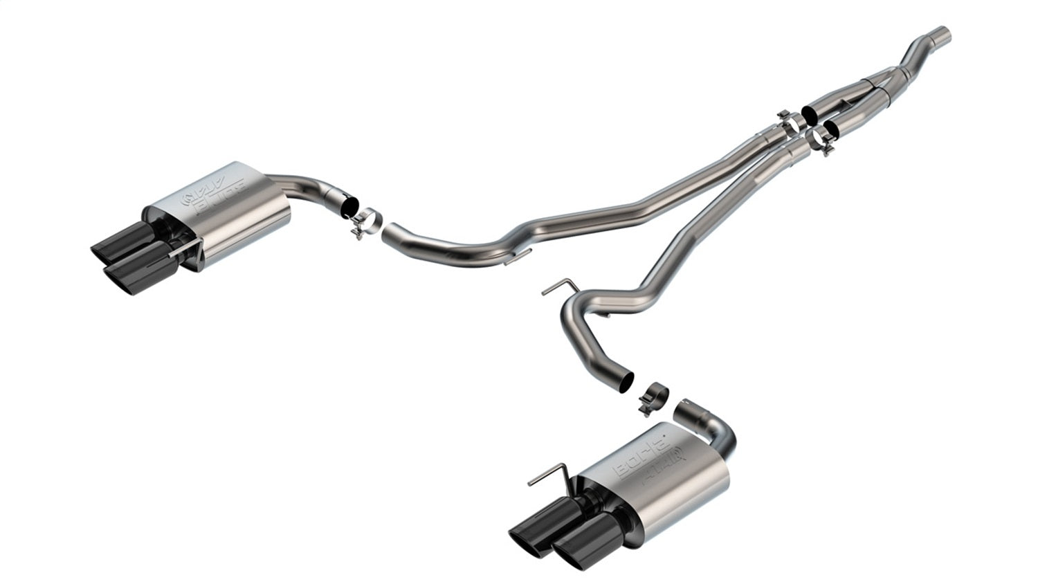 Borla ATAK Catback Exhaust | Mustang EcoBoost 2.3L (24) (140982BC)