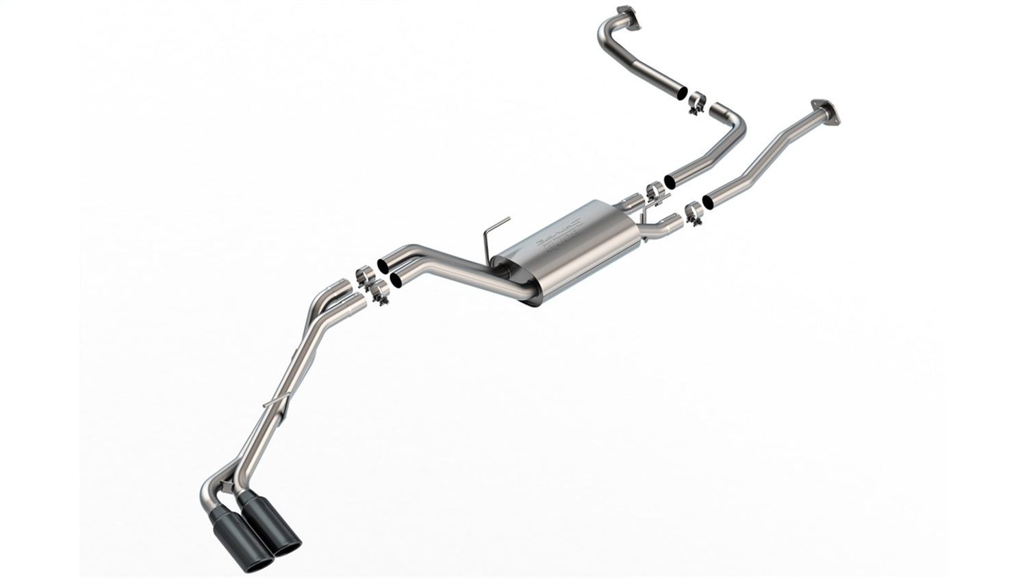 Borla Perf S-Type Cat-Back Nissan Frontier 22-24 (140984BC) (6' 1" & 5' Bed)